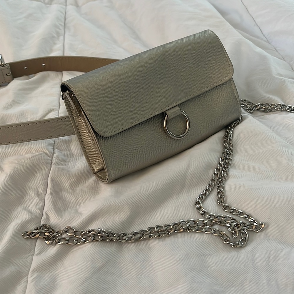 Steve Madden Convertible belt bag on chain